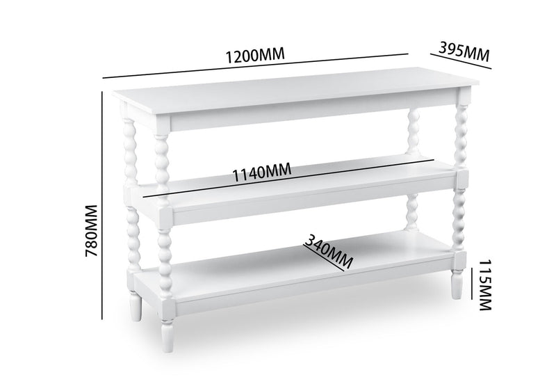 JAMESPORT SOFA TABLE WHITE