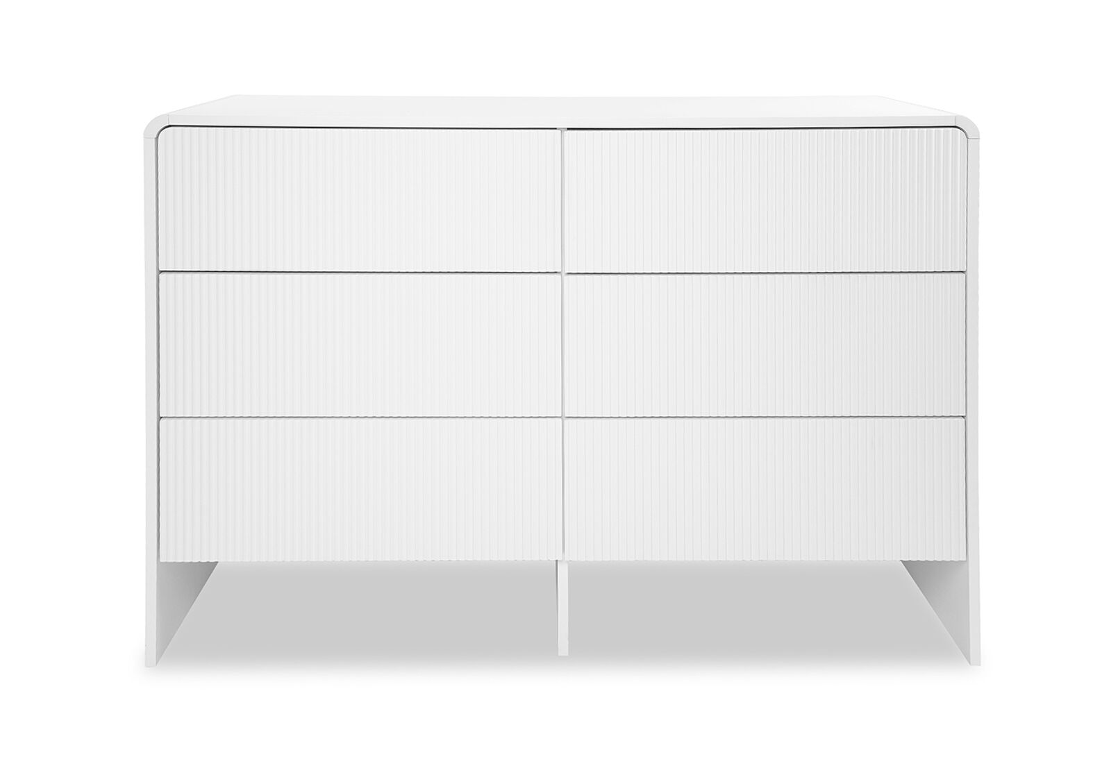 PALMEA 6 DRAWER DRESSER WHITE