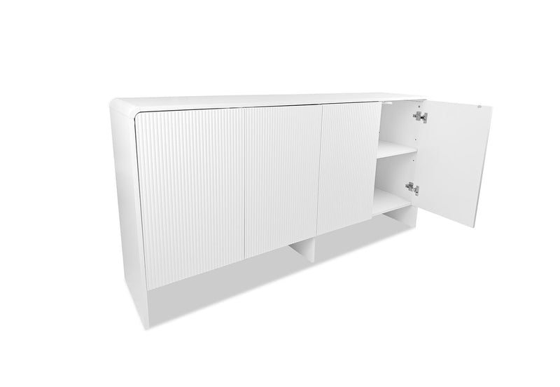 PALMEA 4 DOOR BUFFET WHITE
