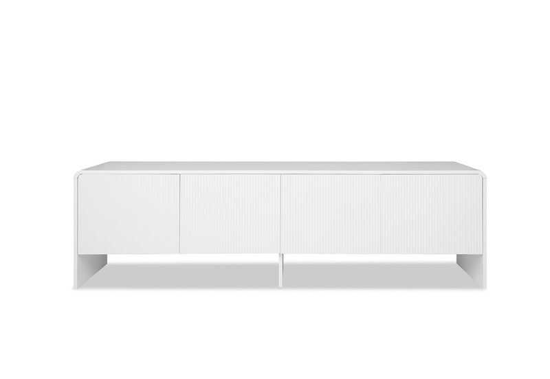 PALMEA 4 DOOR ENTERTAINMENT UNIT WHITE