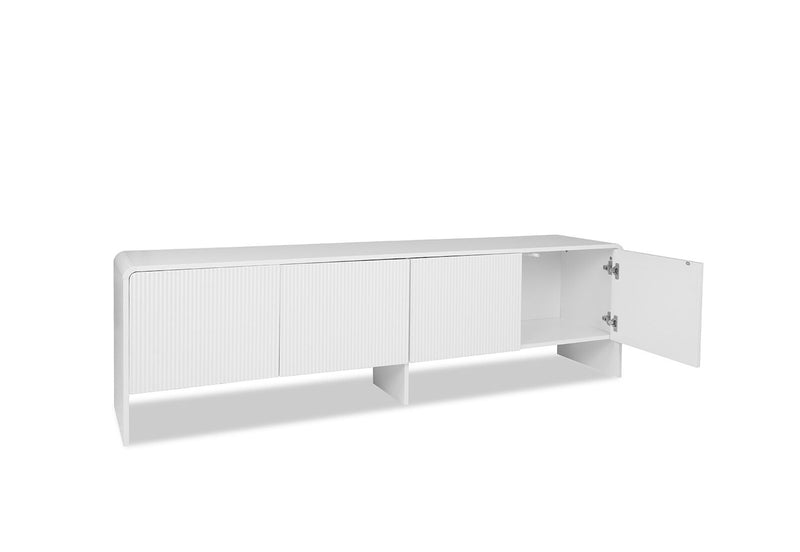 PALMEA 4 DOOR ENTERTAINMENT UNIT WHITE
