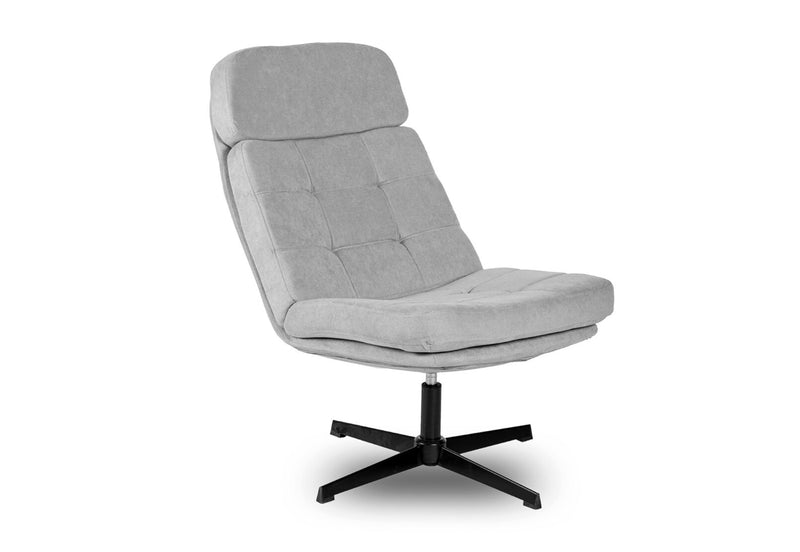 MURILLO SWIVEL ACCENT CHAIR GREY