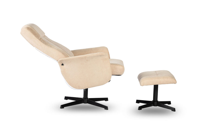 PEREZ SWIVEL ACCENT CHAIR STONE