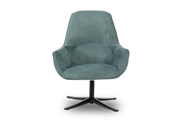 REUS SWIVEL ACCENT CHAIR TEAL