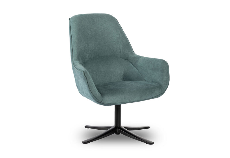 REUS SWIVEL ACCENT CHAIR TEAL