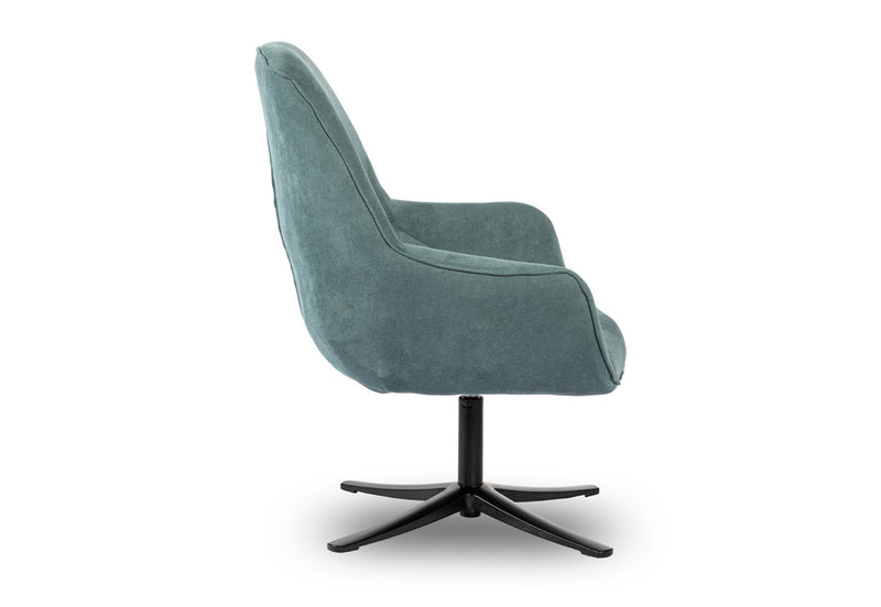 REUS SWIVEL ACCENT CHAIR TEAL