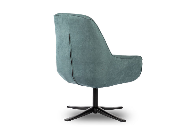REUS SWIVEL ACCENT CHAIR TEAL
