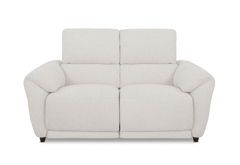 KYLON FABRIC 2 SEATER ELECTRIC RECLINERS SAND