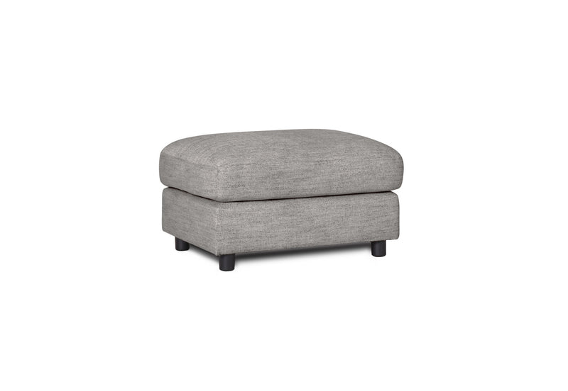 VERONICA FABRIC OTTOMAN GREY