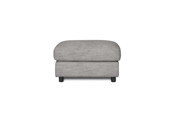 VERONICA FABRIC OTTOMAN GREY