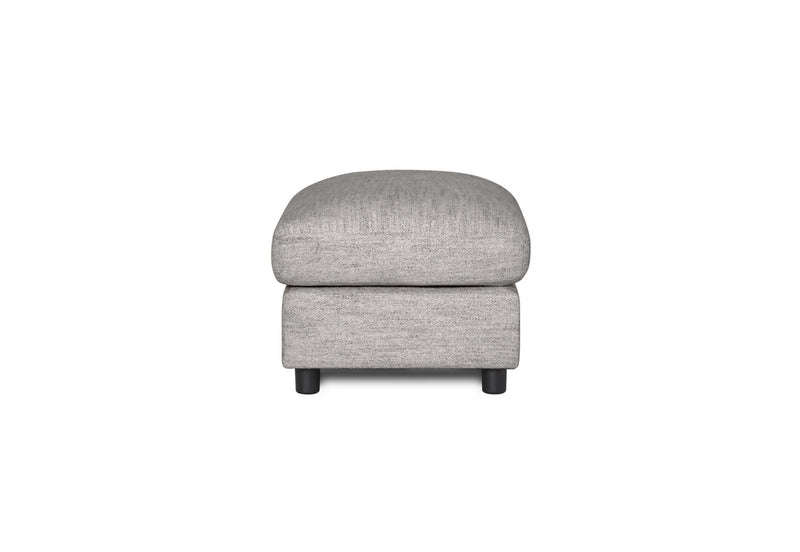 VERONICA FABRIC OTTOMAN GREY