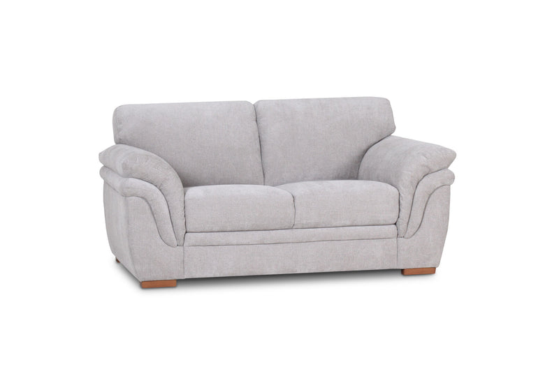YAMILA FABRIC 2 Seater Sofa LIGHT GREY