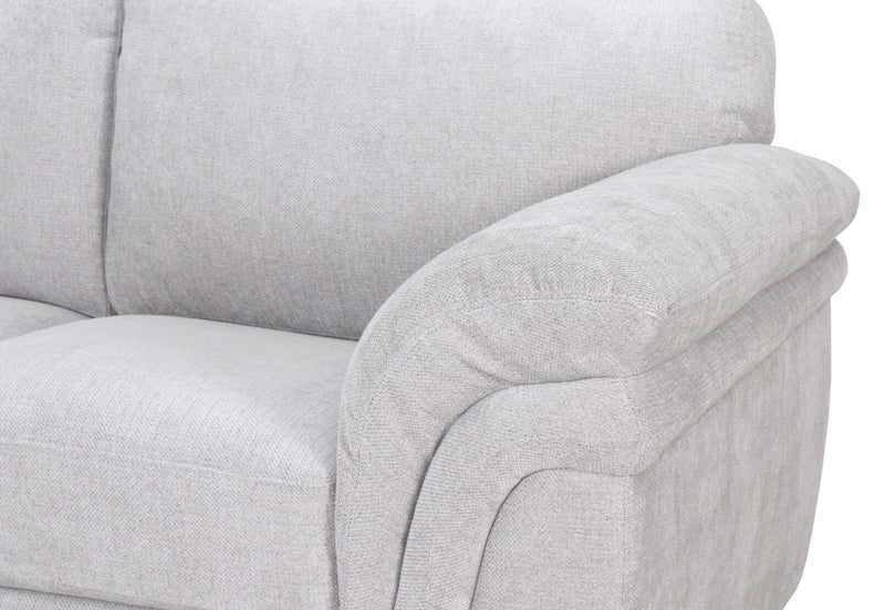 YAMILA FABRIC 2 Seater Sofa LIGHT GREY