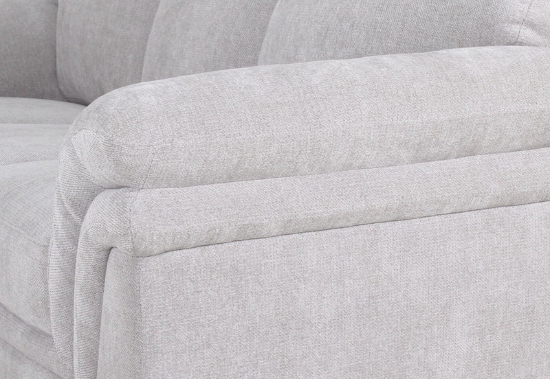 YAMILA FABRIC 2 Seater Sofa LIGHT GREY