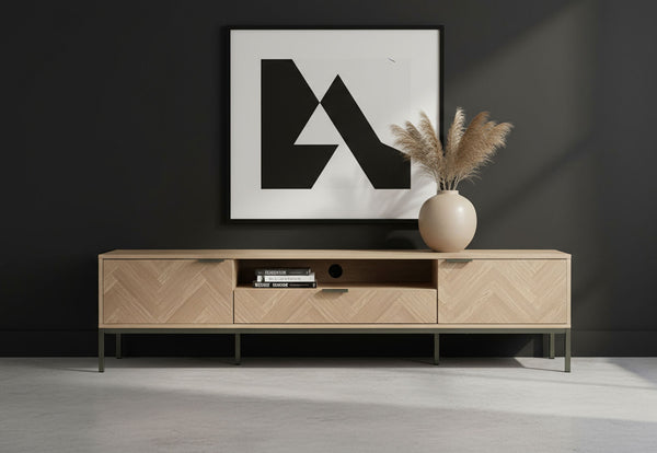 BELL ENTERTAINMENT UNIT NATURAL/GOLD