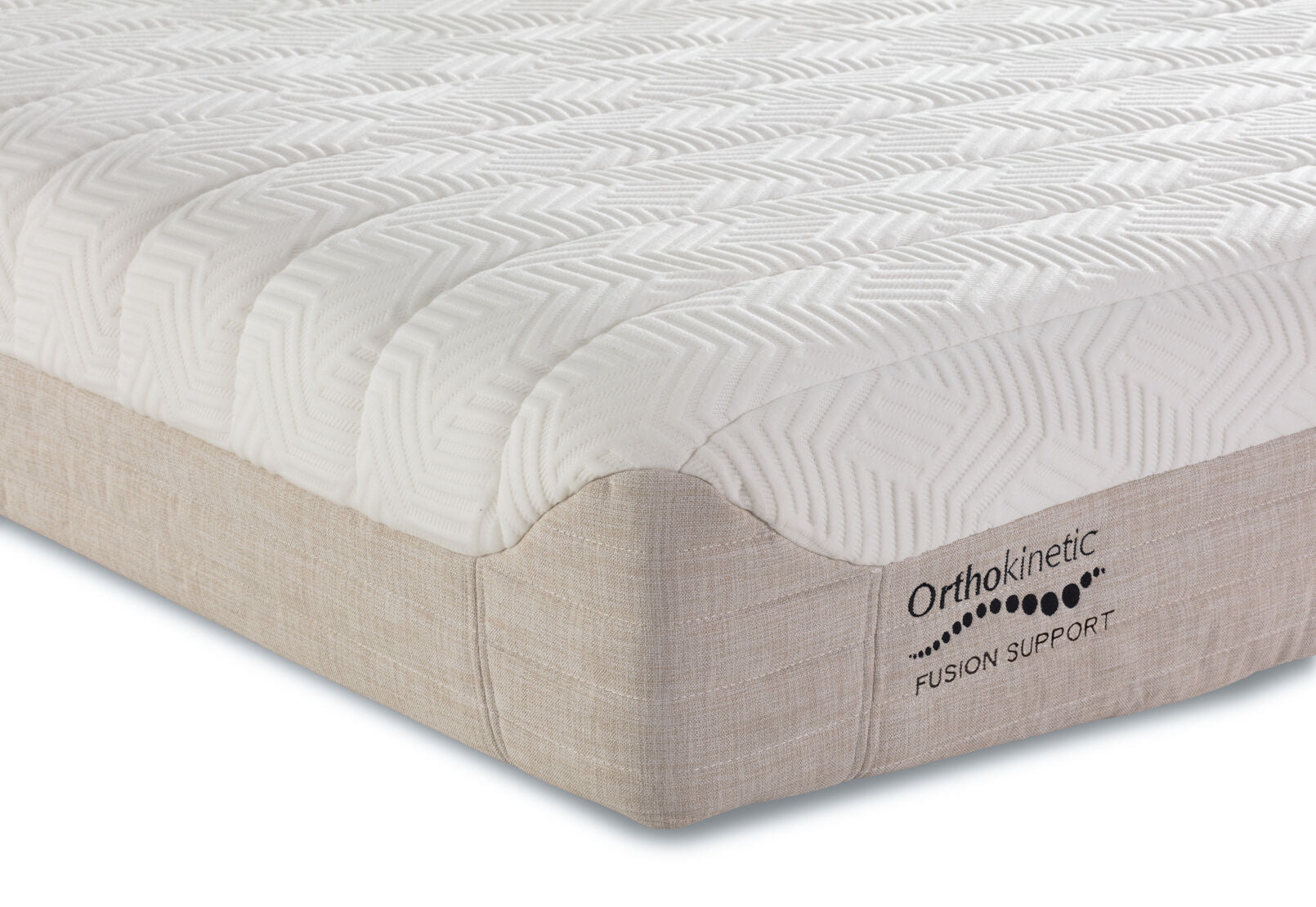 ORTHOKINETIC HYBRID FUSION QUEEN MATTRESS GREY/WHITE