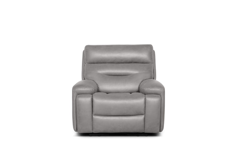 HOLLYWOOD FABRIC ELECTRIC RECLINER LIGHT GREY