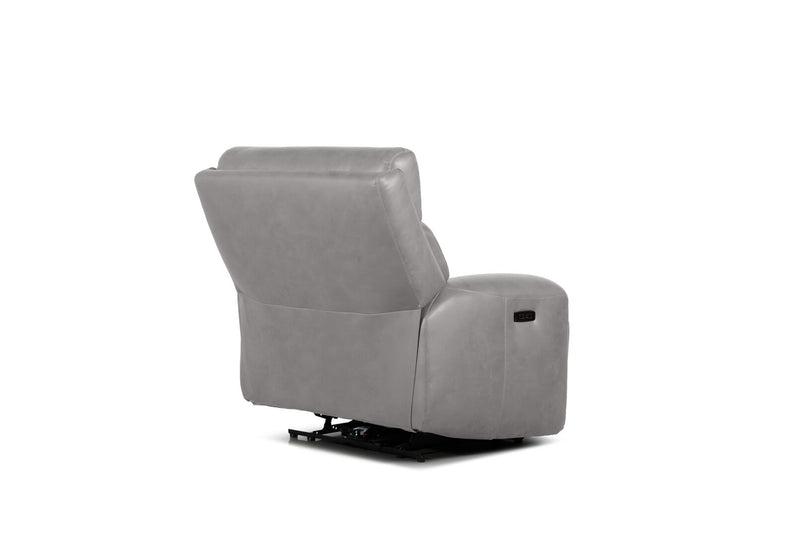 HOLLYWOOD FABRIC ELECTRIC RECLINER LIGHT GREY