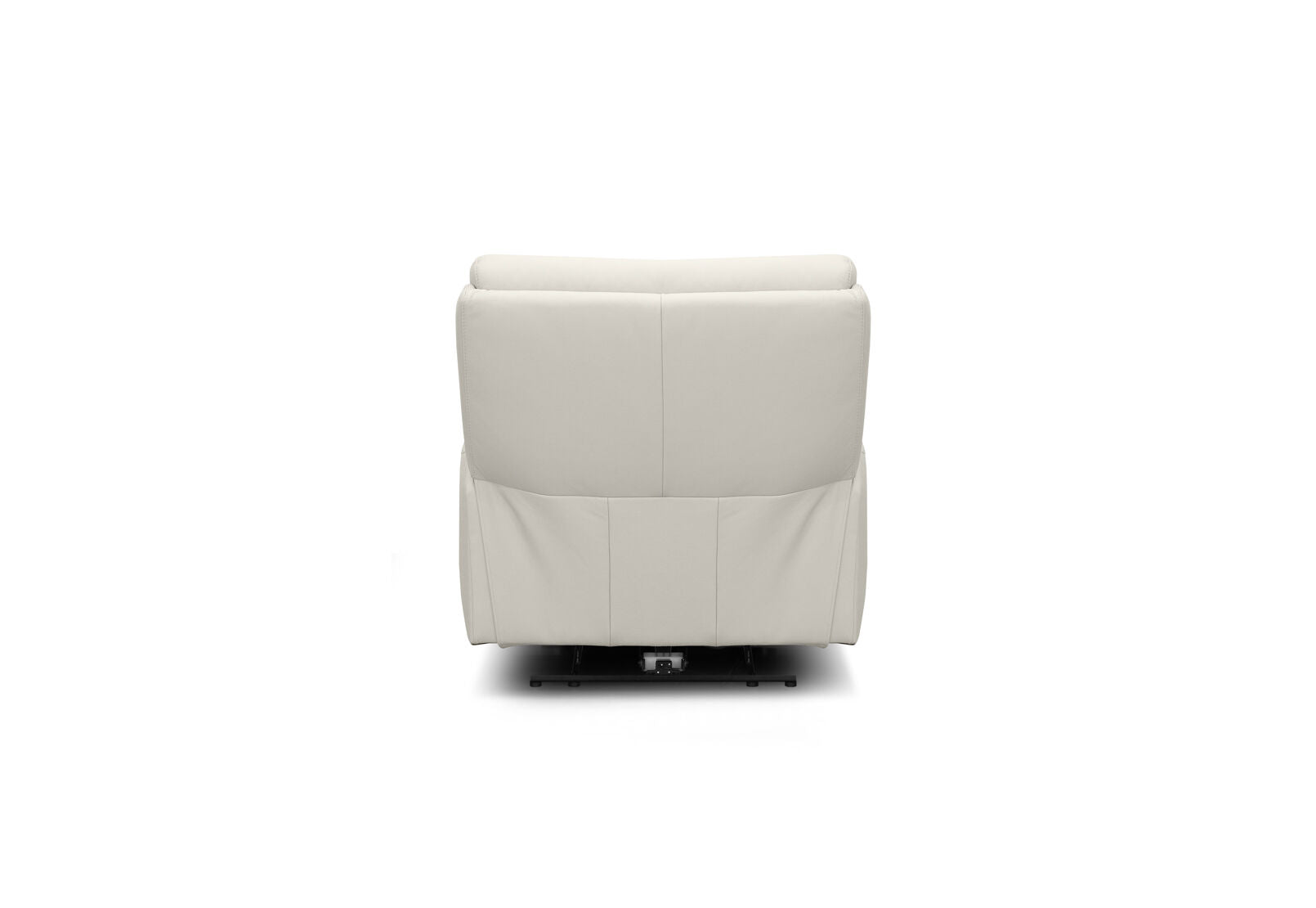 HOLLYWOOD LEATHER ELECTRIC RECLINER WHITE