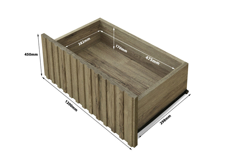 RODGERS COFFEE TABLE 	NATURAL OAK