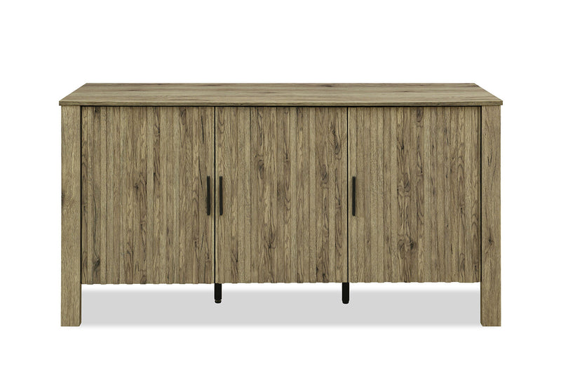 RODGERS 3 DOOR BUFFET NATURAL OAK
