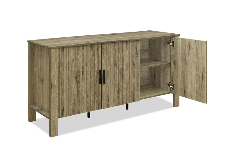 RODGERS 3 DOOR BUFFET NATURAL OAK
