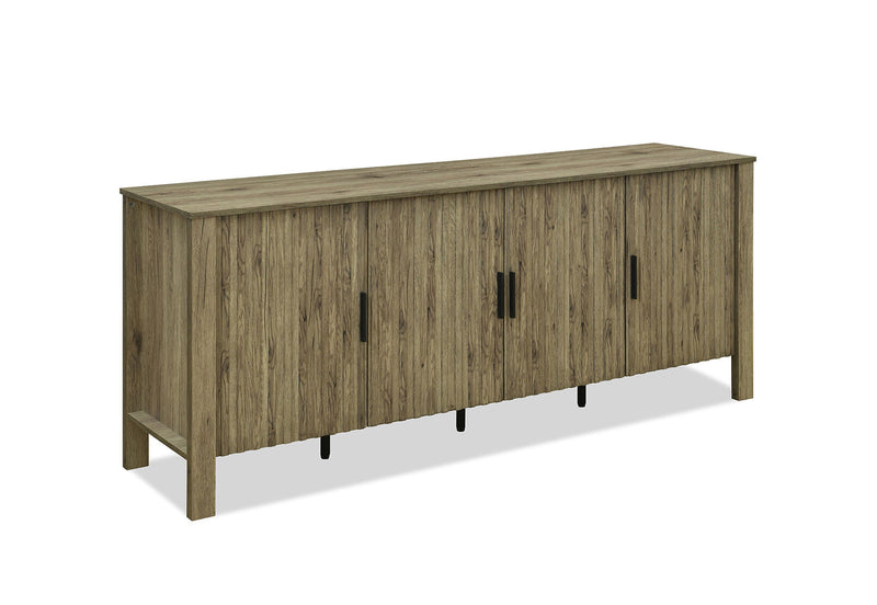 RODGERS 4 DOOR BUFFET NATURAL OAK