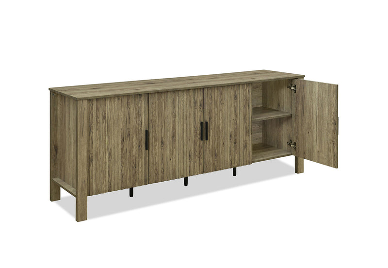 RODGERS 4 DOOR BUFFET NATURAL OAK