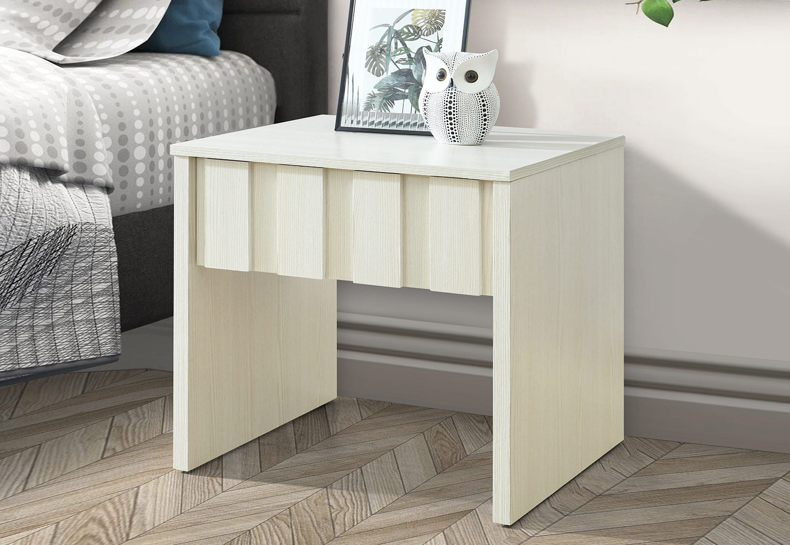 PHELPS BEDSIDE WHITE OAK