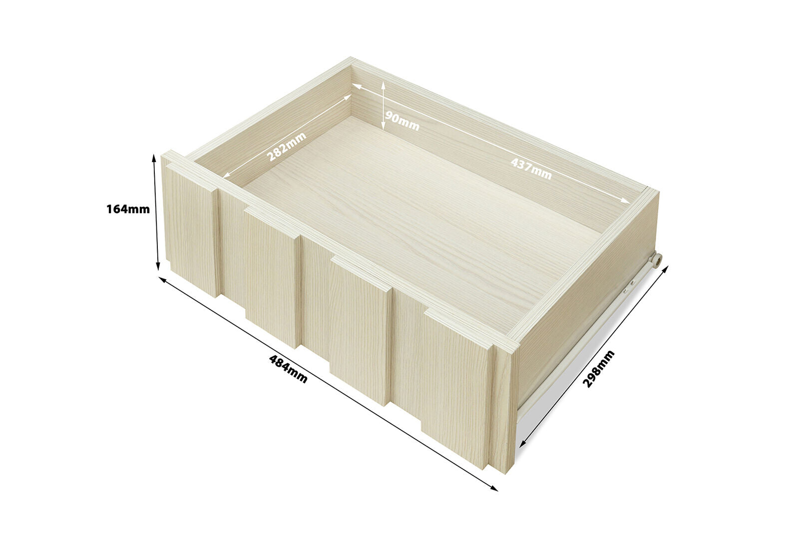 PHELPS BEDSIDE WHITE OAK