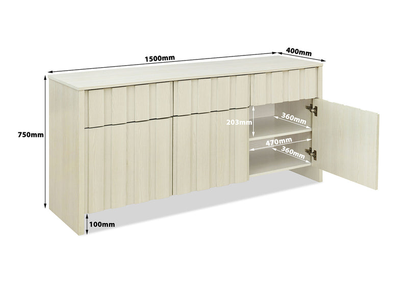 PHELPS BUFFET WHITE OAK