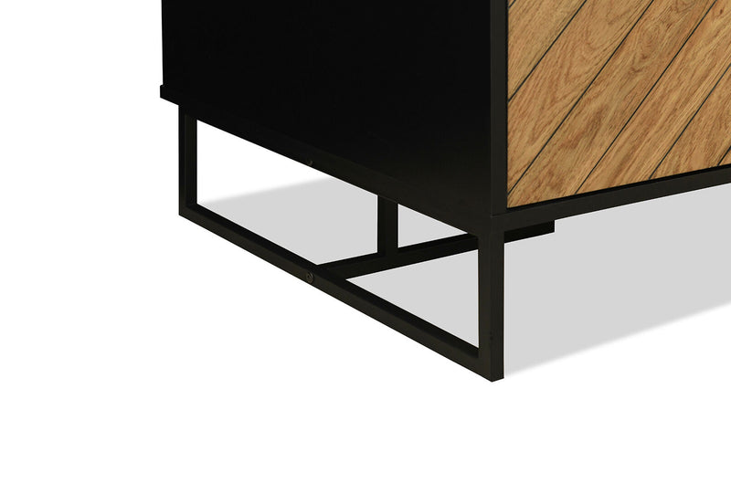 RUSH COFFEE TABLE 	BLACK/OAK