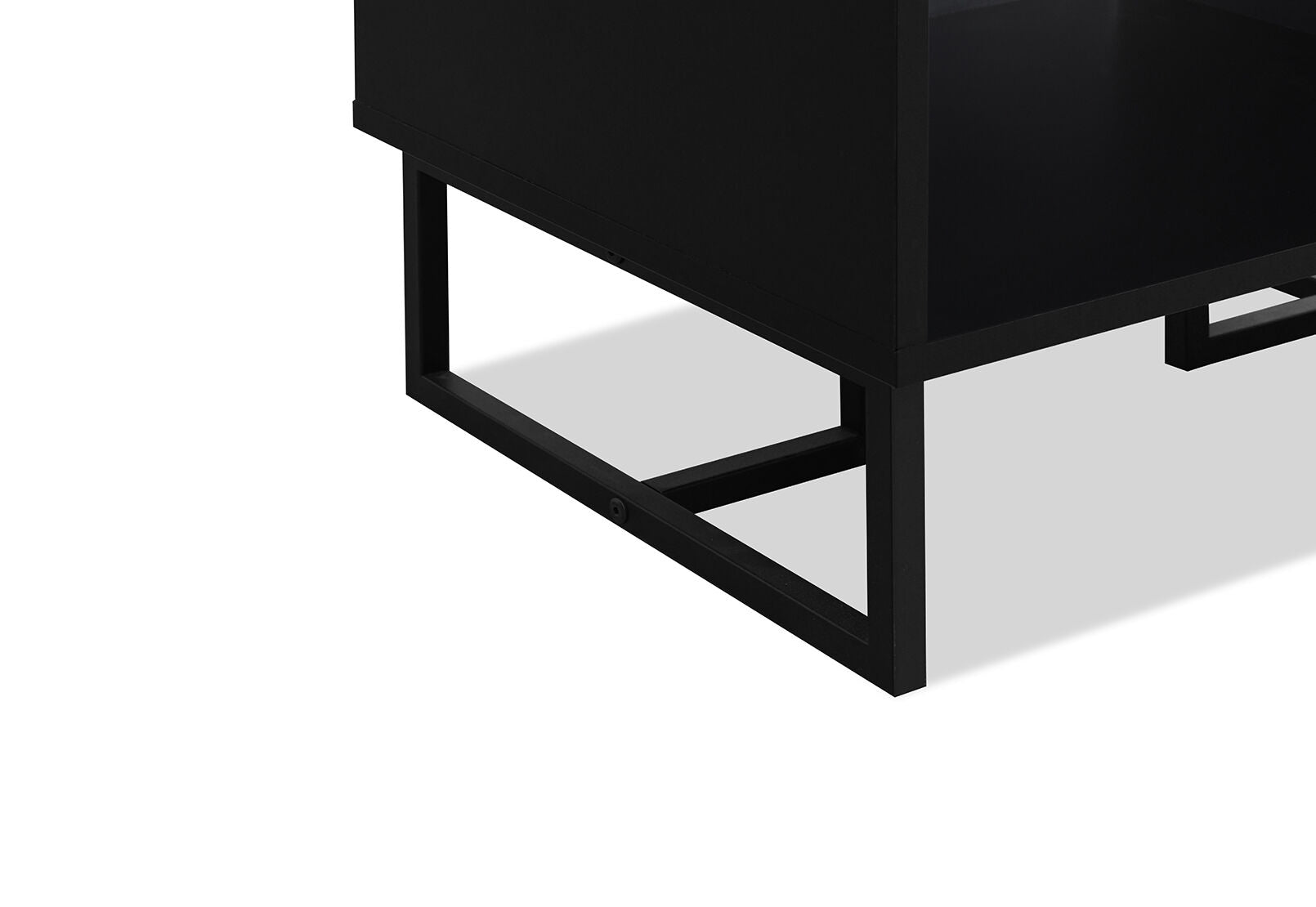 RUSH BEDSIDE BLACK/OAK