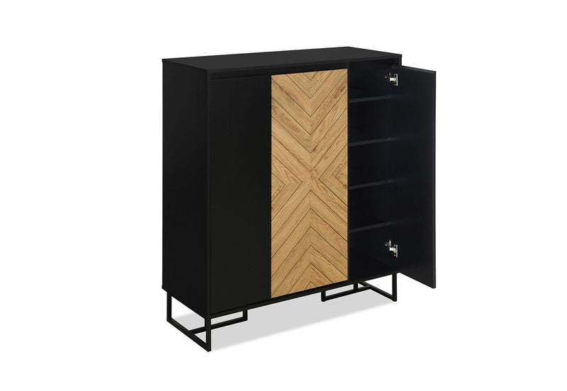 RUSH BUFFET BLACK/OAK