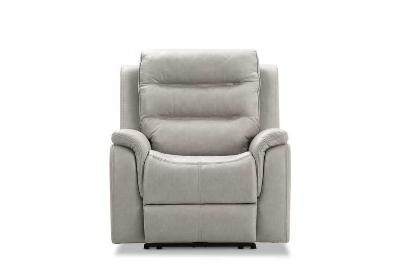 NADAL FABRIC ELECTRIC RECLINER LIGHT GREY