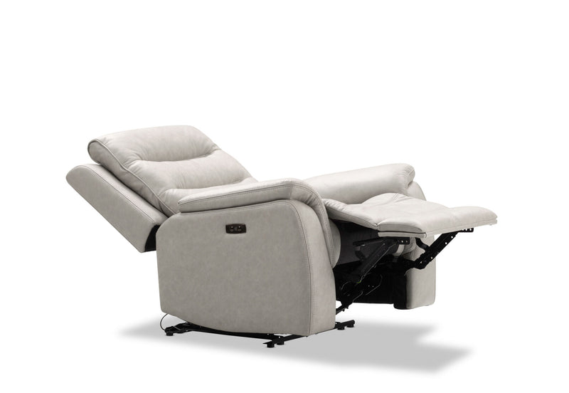 NADAL FABRIC ELECTRIC RECLINER LIGHT GREY