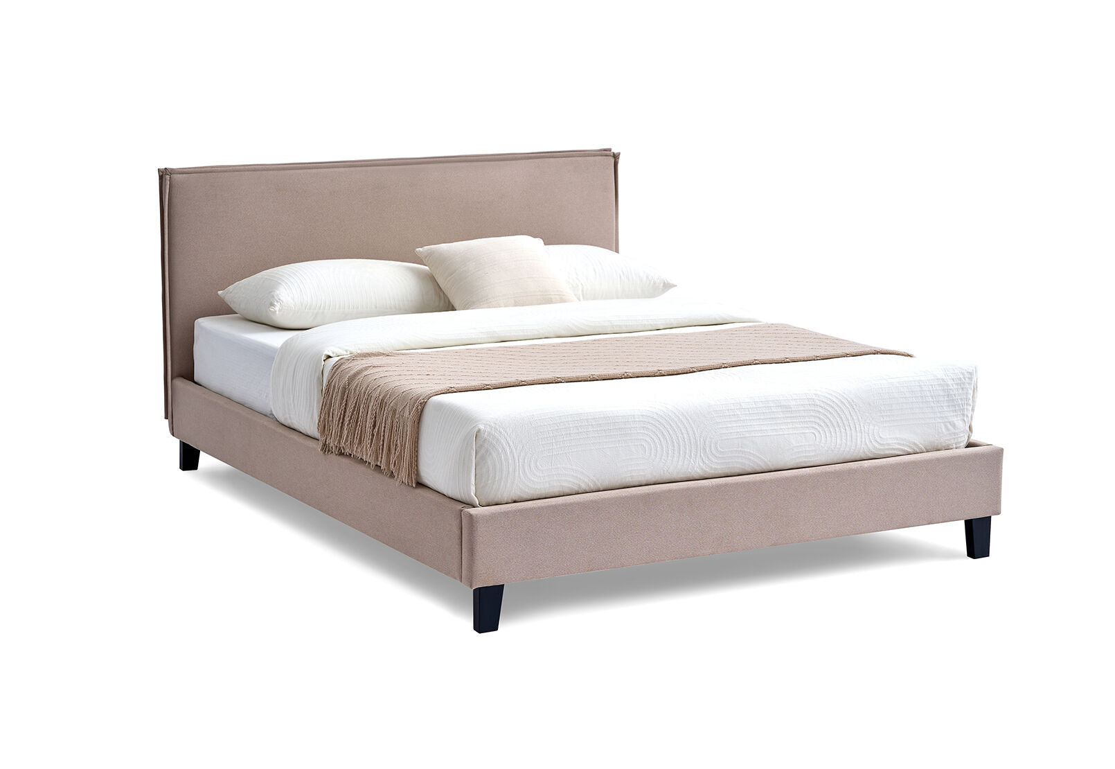 ADLEY QUEEN BED BEIGE