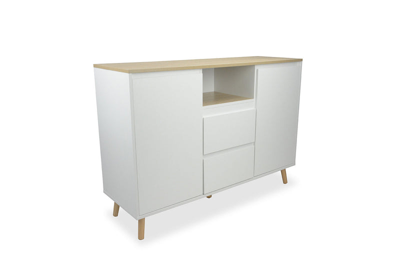 KAUR BUFFET WHITE/NATURAL