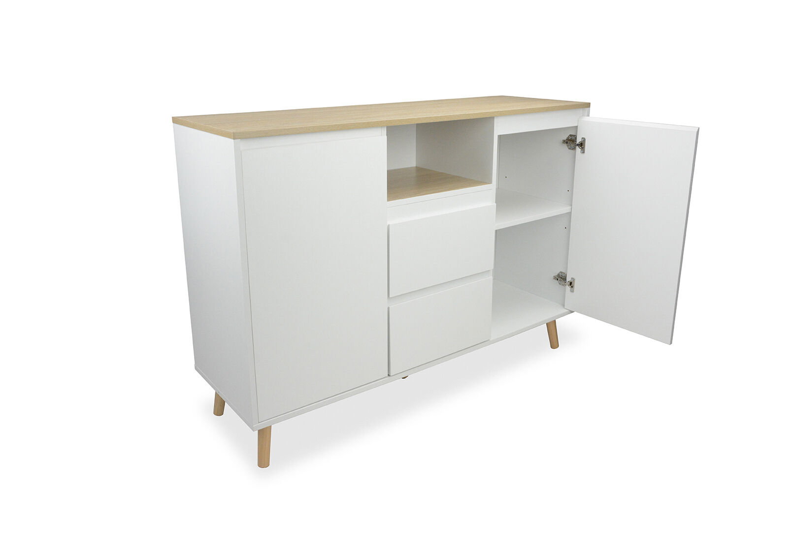 KAUR BUFFET WHITE/NATURAL