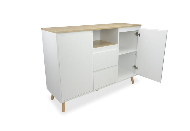 KAUR BUFFET WHITE/NATURAL