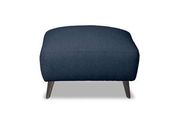 SERAFINI FABRIC OTTOMAN DARK INDIGO