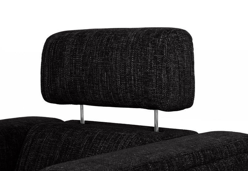 SINATRA FABRIC ELECTRIC RECLINER BLACK MICA