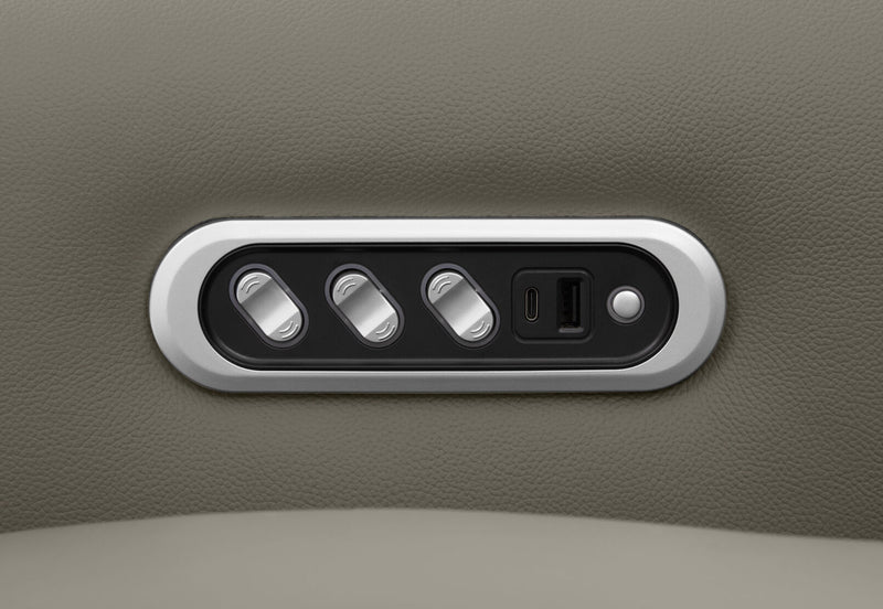 SINATRA LEATHER ELECTRIC RECLINER LIGHT GREY