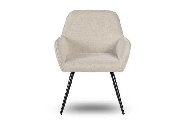 NEWHAVEN SET OF 2 DINING CHAIRS 	BEIGE