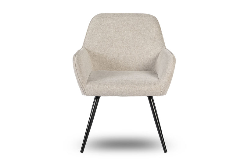 NEWHAVEN SET OF 2 DINING CHAIRS 	BEIGE