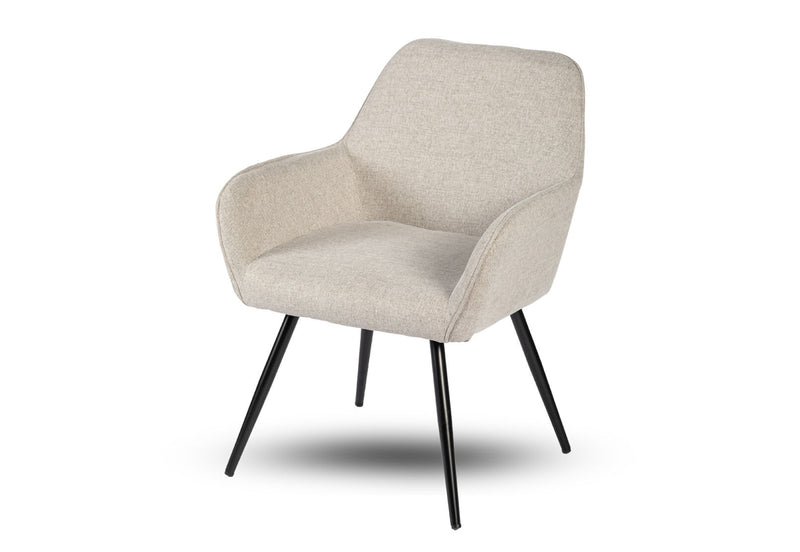 NEWHAVEN SET OF 2 DINING CHAIRS 	BEIGE