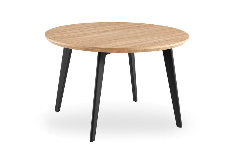 BARNES DINING TABLE NATURAL/BLACK