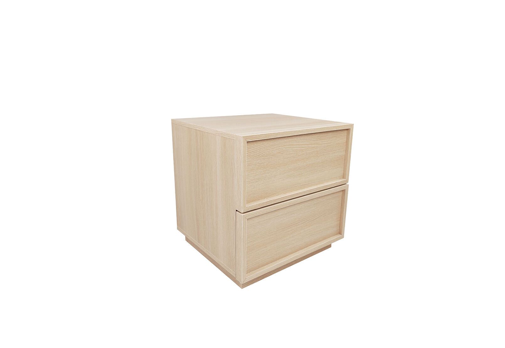 WATKINS 2 DRAWER BEDSIDE NATURAL