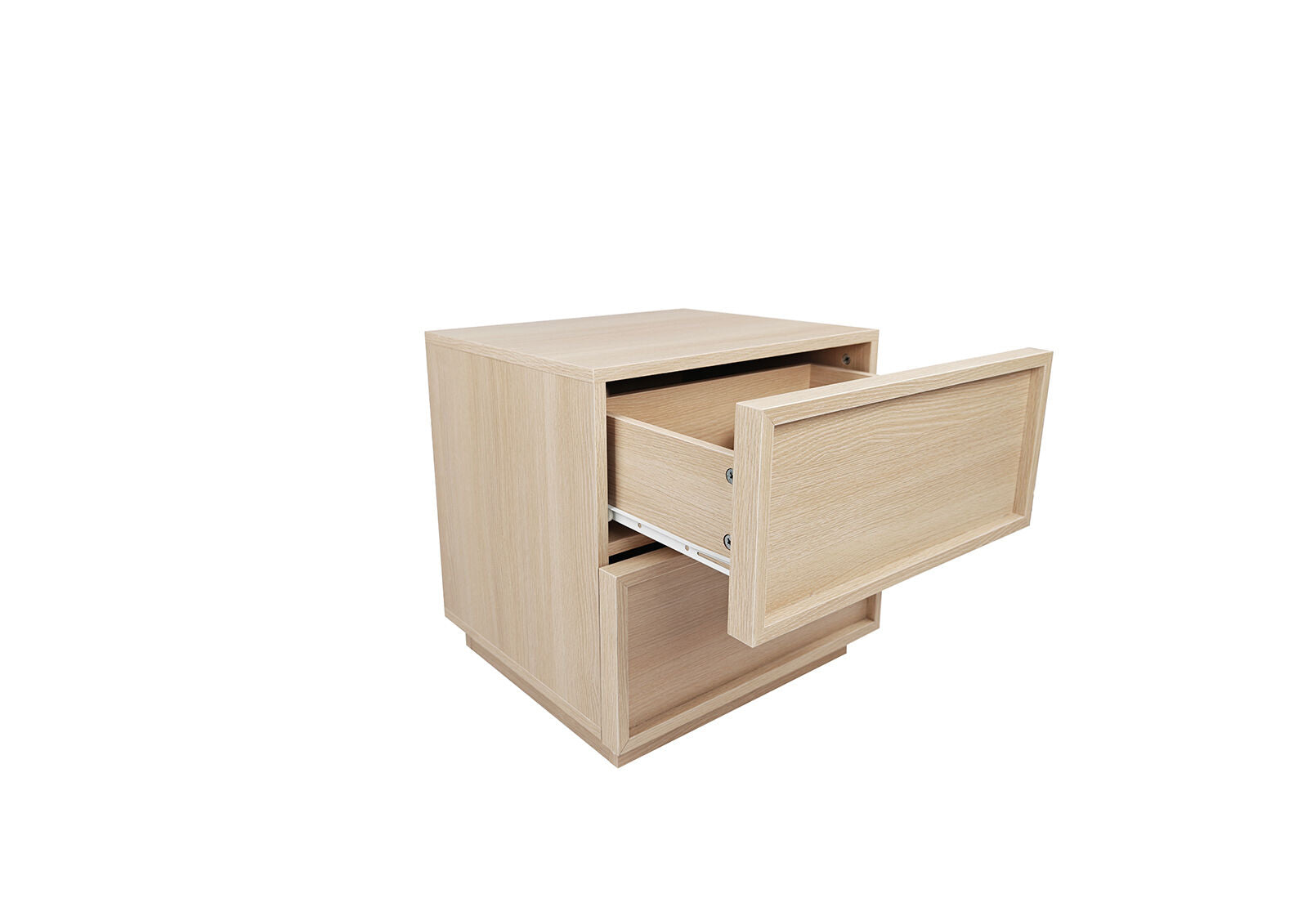 WATKINS 2 DRAWER BEDSIDE NATURAL