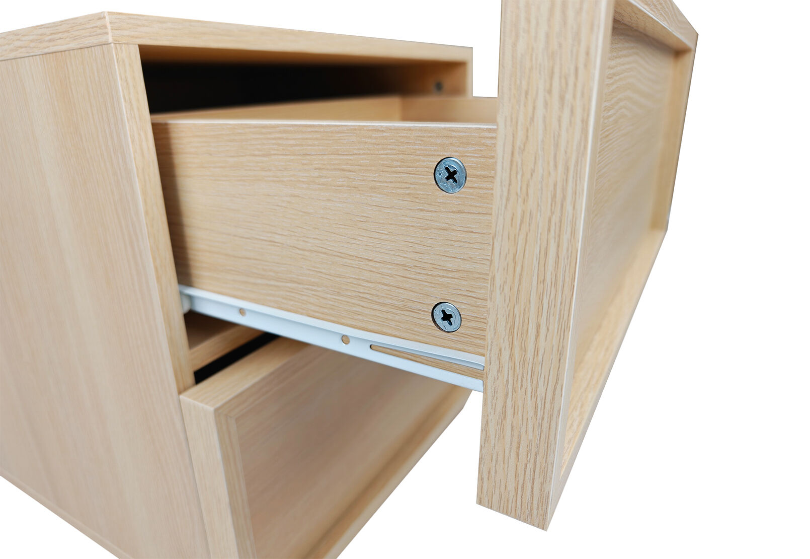 WATKINS 2 DRAWER BEDSIDE NATURAL